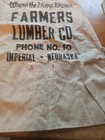 Vintage Farmers Lumber Co. Ph. 12 Used Smoking  Imperial, Nebraska. Nail Apron.  — photo 3