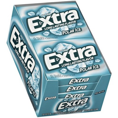 Extra Polar Ice Gum - 15 piece pks. - 10 ct. ( Gum that you like EXP:01/05/26