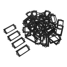 50 Sets Iron Frames Label Holders Office Library File Drawer Cabinet Card Tag