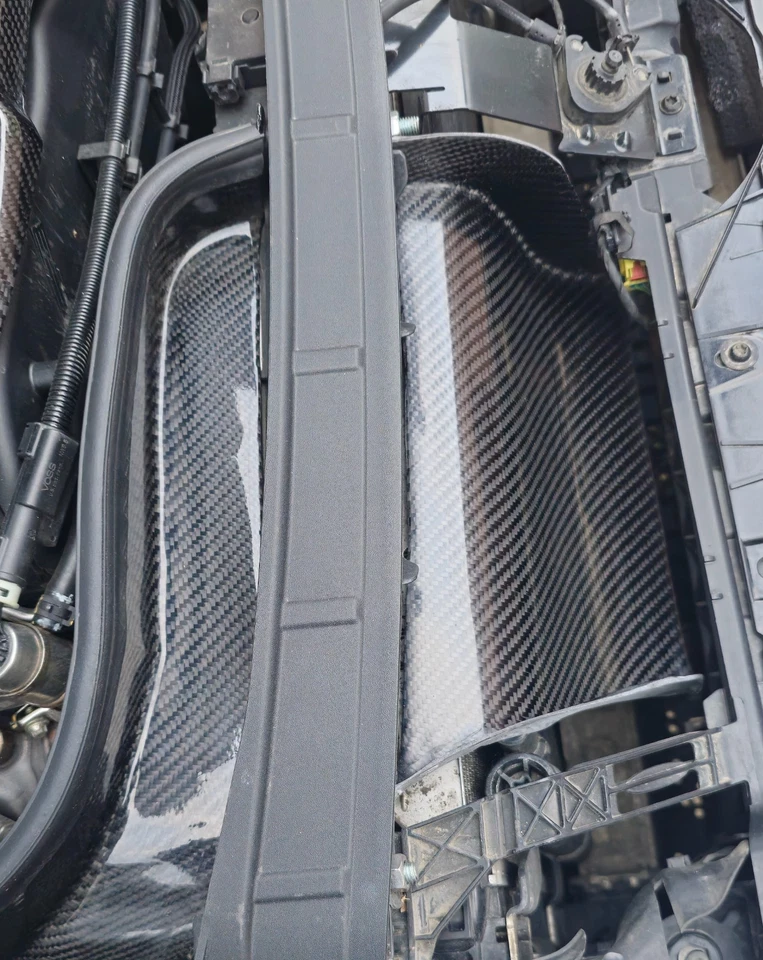 Audi A4 S4 RS4 A5 S5 RS5 Real Carbon Fiber Intake Scoop 8W0129617A - image 2 of 4