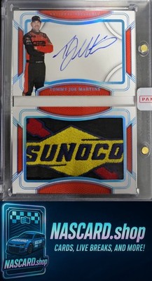 2023 National Treasures Tommy Joe Martins Jumbo Signature Booklet Sunoco 1/1