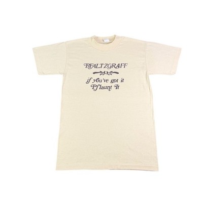 Vintage Pfaltzgraff If You've Got It Pflaunt It T-Shirt Cream Small 70s