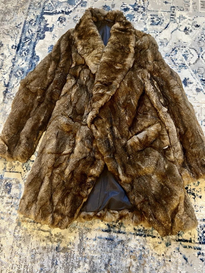 Ann Demeulemeester Rabbit Fur Coat – XS  – With Dustbag - Image 3 of 4