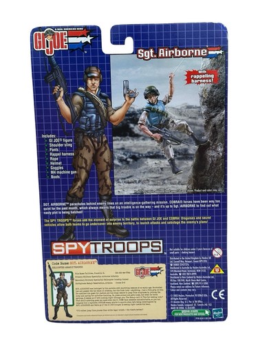 NEW 2003 G.I. Joe Vs Cobra Sergeant Sgt. Airborne Spy Troops Exclusive KB Toys - Picture 5 of 6