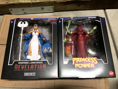 MASTERS OF THE UNIVERSE MASTERVERSE motu SORCERESS & shadow weaver new