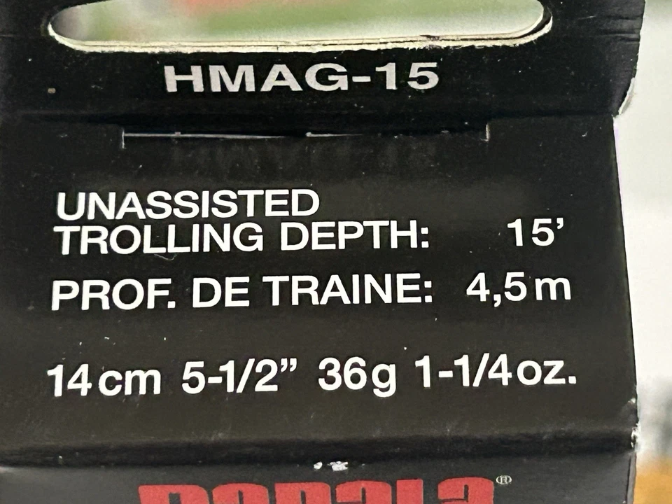 LOTE DE 2 Rapala Husky Magnum HMAG-15 15 cm 36 g 1-1/4 OZ. MACKERAL AZUL PLATA Foto 3 de 4