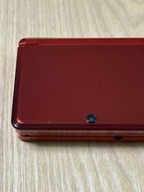 Excellent Nintendo 3DS Flare Red Handheld Console Tested Working Console Only