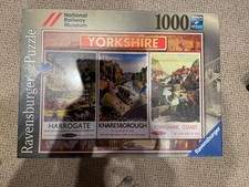 Ravensburger.Yorkshire.Museo Nacional del Ferrocarril.Puzzle 1000P.BNNIBox.FSeal.BC🇺🇦.