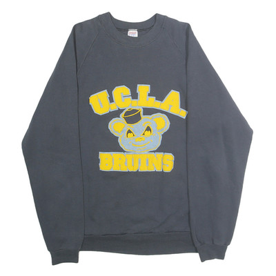 JERZEES Damen Schwarz Ucla Bruins Rundhals XL Baumwollmischung Sweatshirt