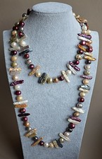 Statement - Keshiperlen Kette - erlesene, unv...