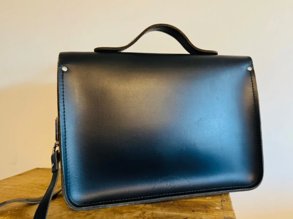 The Cambridge Satchel Company Limited Edition Black Universal Tartan Bag Unisex image 7