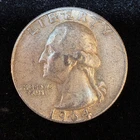 1964 Washington Quarter 90% Silver $0.25 FV Circulated Pre-1965 US Coin - 21-18