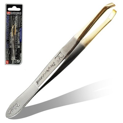 Germany Slant Tip Stainless Steel Eyebrow & Facial Hair HandFiled Made in Ger...