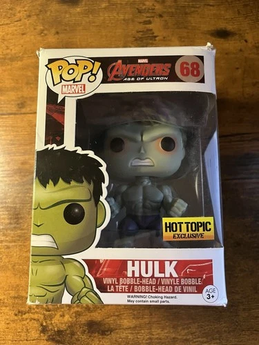 Funko Pop! Marvel Avengers Age of Ultron Hulk #68 Hot Topic Exclusive