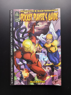 MUTANTS & MASTERMINDS: POCKET PLAYER'S GUIDE (MUTANTS & By Steve Kenson *VG+*