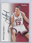 LUC LONGLEY 1996-97 Skybox Autographics black ink on card auto Chicago Bulls