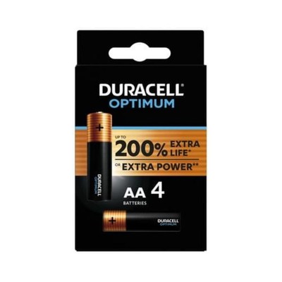 DURACELL Batterie Optimum AA MN1500/LR6  4er Blister