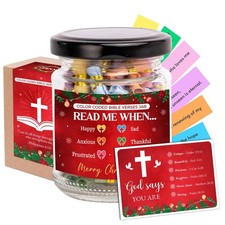 Bible Verse Jar Christmas, Bible Accessories, Prayer Jar, Graduation for Her,...
