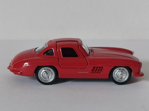 Macchina Miniatura NOREV 3 Inches 1/64. Mercedes 300 Sl Rosso - Foto 4 di 8