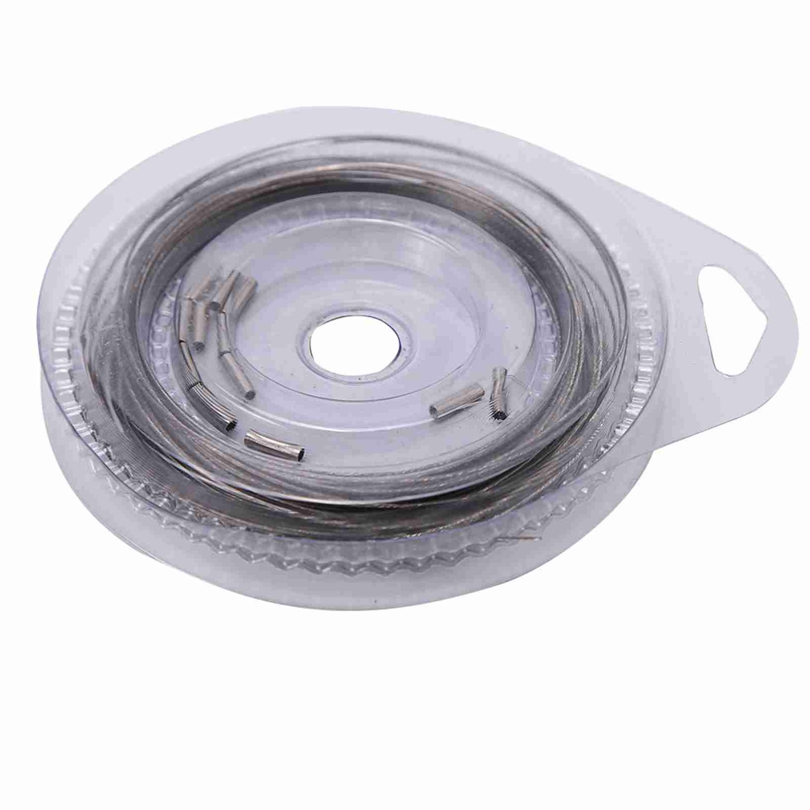 (30 Lbs)Fishing Line Wire Leader Stainless Steel Trace Lure 10 Meter BA
