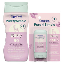 Pure and Simple Baby Mineral Sunscreen Lotion SPF 50 (6 Fl Oz) + Baby Sunscreen 3.45 per gallon