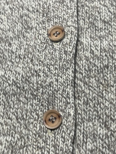 Winona Knits sweater vest cardigan Minnesota Women’s Size L Oatmeal Wood Buttons - Picture 6 of 7