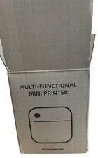 Multi-Functional Thermal Mini Printer Instant Printing Includes 8 Paper Refills