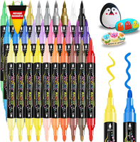 Winsons Acrylstifte 30 Farben, Ungiftig, Permanent Marker FüR Handarbeit | Doppe