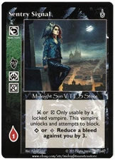 Sentry Signal Fifth Edition V5 V:TES VTES Vampire CCG