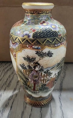 陶瓷古董原始1850-1899 年日本花瓶| eBay