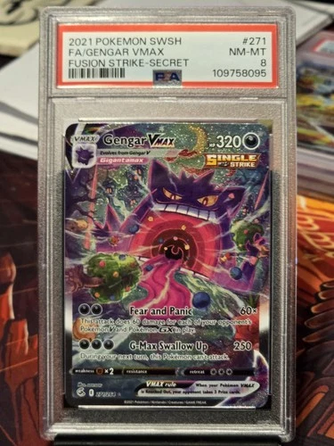 Gengar VMAX 271/264 Alternate Art PSA 8