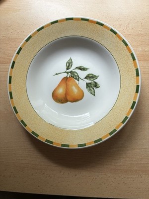 SELTEN Churchill Sommer Somerset Früchte große Servierschale Schale 11,5 Zoll Birne