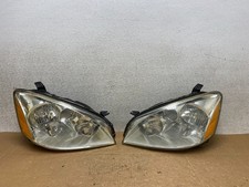 2002 To 2004 Nissan Altima Leftright Side Set Halogen Headlights Oem V5095 Dw