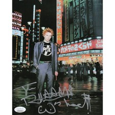 Johnny Rotten Autograph 8X10 Photo Sex Pistols Signed JSA COA Witness 6