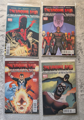 Shadowland 1,2,3&4 Excellent Condition Bagged and Boarded