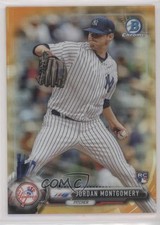 2017 Bowman Chrome Orange Refractor 2/25 Jordan Montgomery #44 08jk