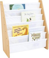 Kinder 6 Ebenen Holz BüCherregal Weiß BüCher Aufbewahrung Regal Spielzimmer...