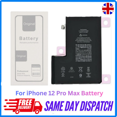 Für iPhone 12 Pro Max Akku Ersatz 3687mAh Hochwertig + Klebestreifen