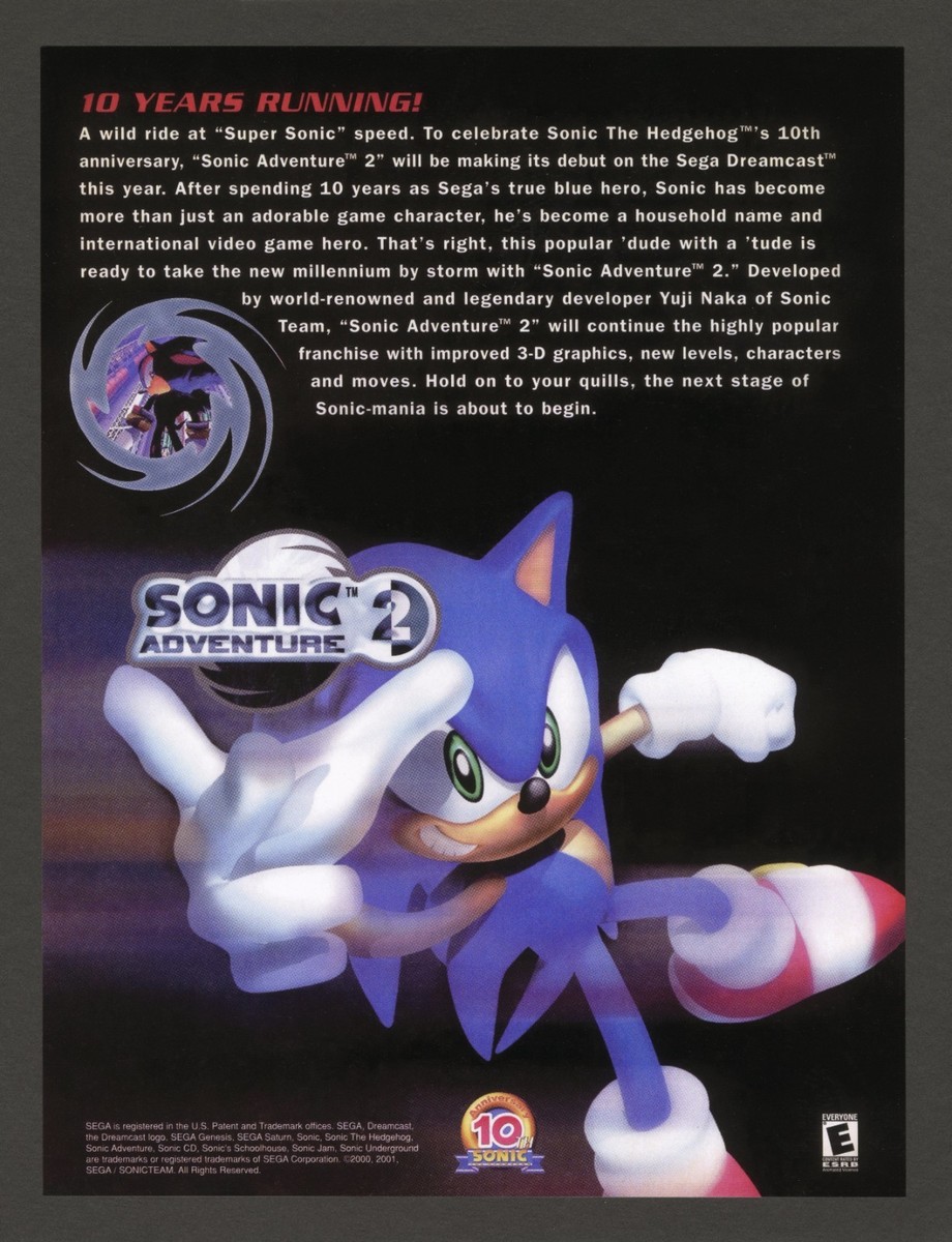 Sonic Adventure 2 Sega Dreamcast 2001 13