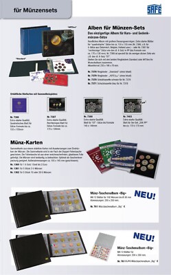 Taschen Münzenalbum.für 80 Münzen bis Durchmesser 40 mm.Auch für 10