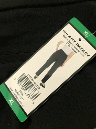 Hilary Radley Tummy Control Pull On Ponte Pants - S, XS, L, XL, XXL - Picture 20 of 33