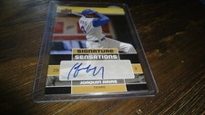 2010 UPPER DECK JOAQUIN ARIAS  SS JO AUTOGRAPHED BASEBALL CARD