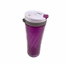 Contigo 24 oz Plastic Water Bottle w/Screw On Lid Purple BPA Free 2015 Ignite