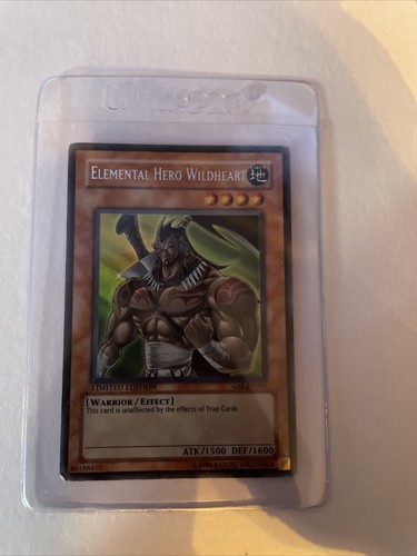 Carta Yu-Gi-Oh! - Elemental Hero Wildheart (GSE-EN001) - Edición Especial GX, Rareza Limitada