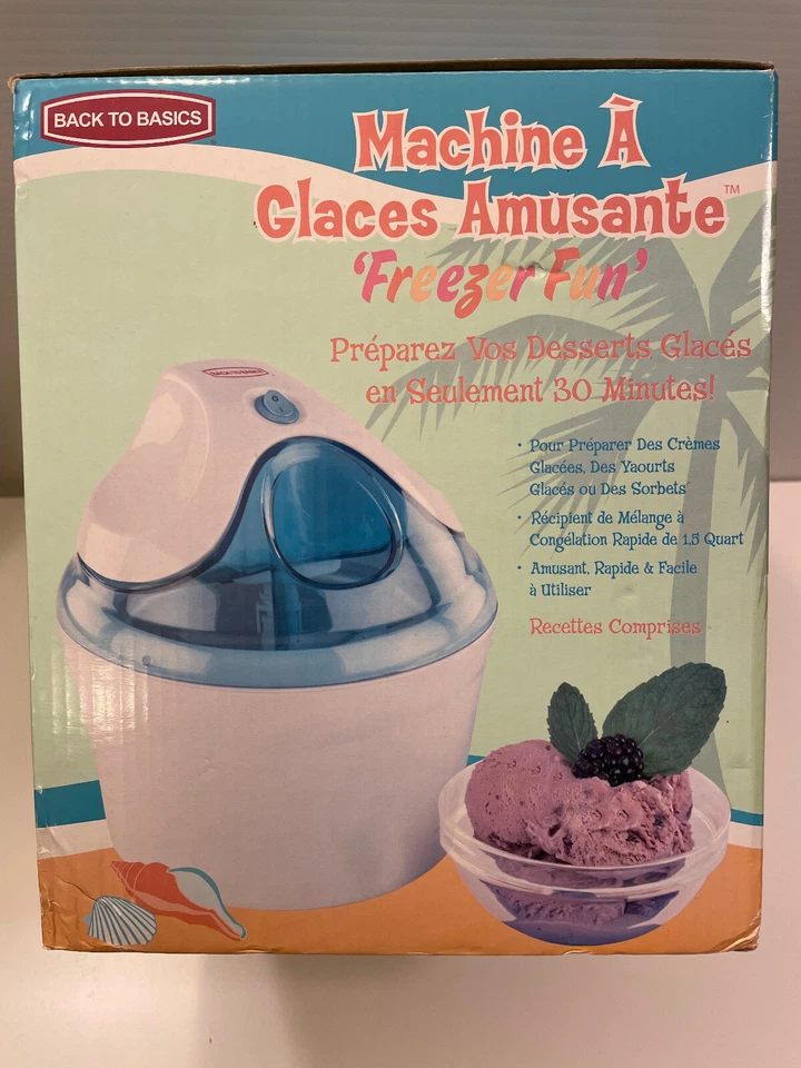 Divertida heladera con congelador Back to Basics hace golosinas congeladas en solo 30 minutos Foto 3 de 4
