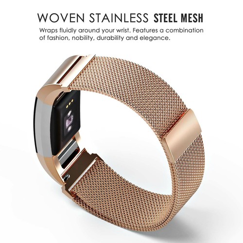 Fitbit Charge 2 Band Metal Replacement Wristband Watch Strap Bracelet Sports AUS - Picture 32 of 49