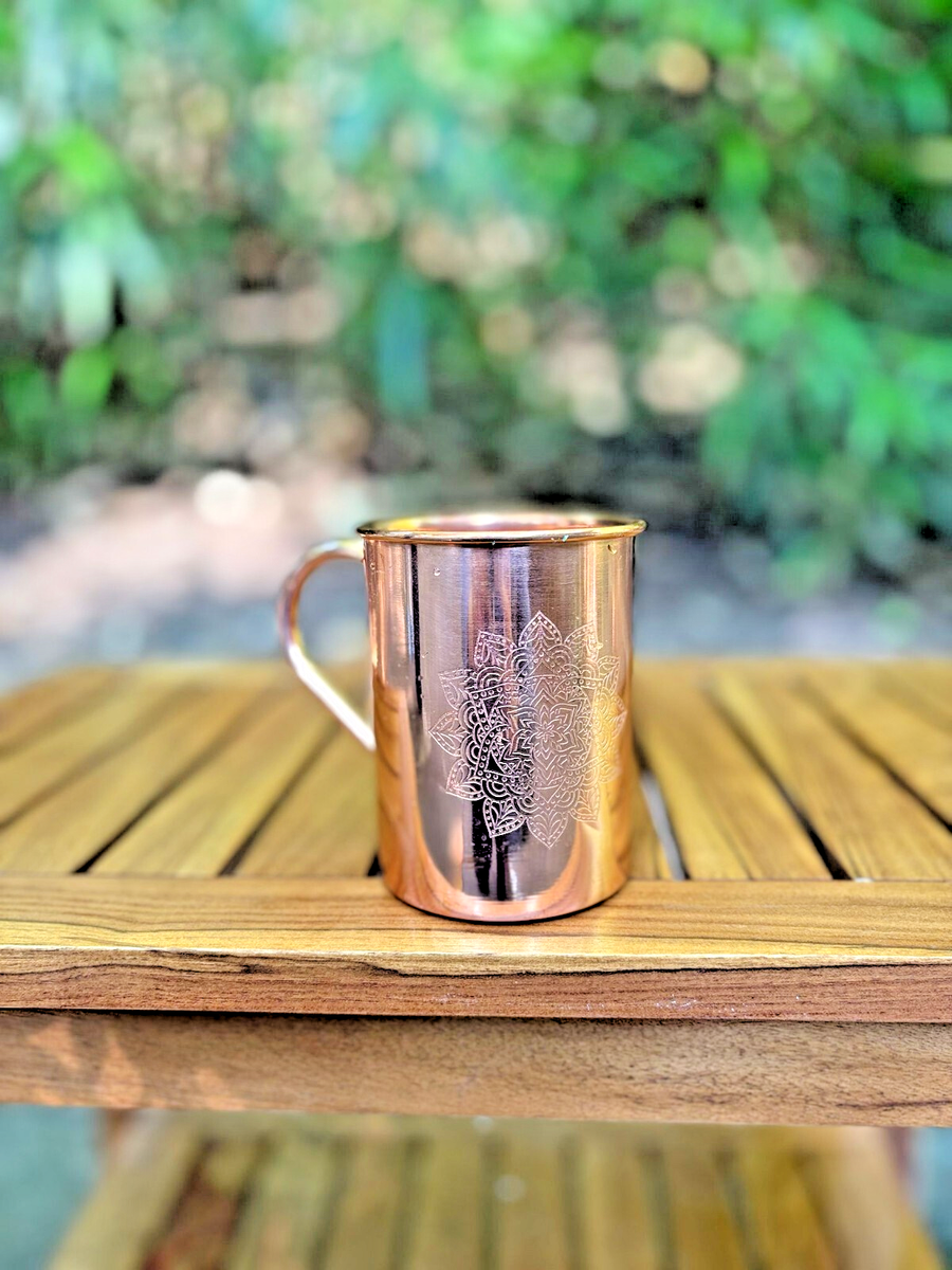 【新品】ネルデザイン　Solid copper bottle & cup Copper Mug 99.99% copper premimum design - Authentic Moscow Mule