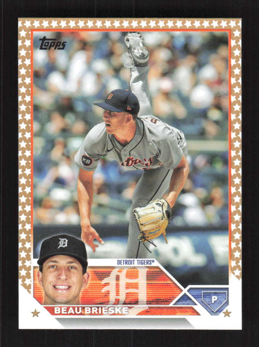 Beau Brieske  2023 Topps  Gold Star Detroit Tigers #184