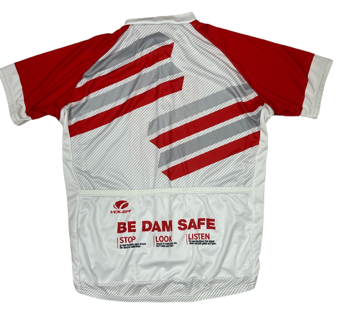 Maillot vélo cyclisme Voler VW USA Championship rouge blanc