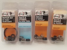 Mixed Lot 4 Danco Faucet Seats and Springs, Repair Kit for Delta/Peerless READ